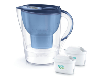 Brita Dzbanek Marella XL niebieska + 2 wkłady filtrujące MAXTRAPRO - 1533415 - zdjęcie 1